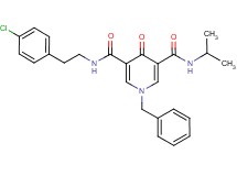 1-benzyl-N-[2-(4-chlorophenyl)ethyl]-N'-isopropyl-4-oxo-1,4-dihydro-3,5-pyridinedicarboxamide