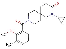 2-cyclopropyl-9-(2-methoxy-3-methylbenzoyl)-2,9-diazaspiro[5.5]undecan-3-one