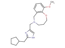 5-{[2-(cyclopentylmethyl)-1H-imidazol-4-yl]methyl}-10-methoxy-3,4,5,6-tetrahydro-2H-1,5-benzoxazocine