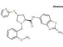(4R)-1-(2-methoxybenzyl)-N-(2-methyl-1,3-benzothiazol-5-yl)-4-(2-pyridinylthio)-L-prolinamide