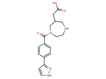 {1-[4-(1H-pyrazol-3-yl)benzoyl]-1,4-diazepan-6-yl}acetic acid