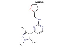 N-[(2S)-tetrahydrofuran-2-ylmethyl]-4-(1,3,5-trimethyl-1H-pyrazol-4-yl)pyrimidin-2-amine