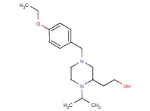 2-[4-(4-ethoxybenzyl)-1-isopropyl-2-piperazinyl]ethanol