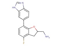 1-[7-(1H-benzimidazol-6-yl)-4-fluoro-2,3-dihydro-1-benzofuran-2-yl]methanamine