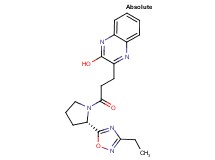 3-{3-[(2S)-2-(3-ethyl-1,2,4-oxadiazol-5-yl)-1-pyrrolidinyl]-3-oxopropyl}-2-quinoxalinol
