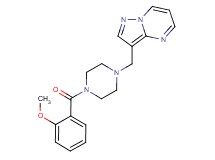 3-{[4-(2-methoxybenzoyl)-1-piperazinyl]methyl}pyrazolo[1,5-a]pyrimidine