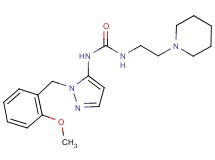N-[1-(2-methoxybenzyl)-1H-pyrazol-5-yl]-N'-(2-piperidin-1-ylethyl)urea