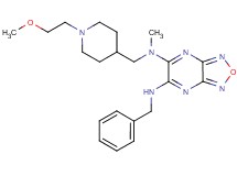 N'-benzyl-N-{[1-(2-methoxyethyl)-4-piperidinyl]methyl}-N-methyl[1,2,5]oxadiazolo[3,4-b]pyrazine-5,6-diamine