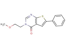 3-(2-methoxyethyl)-6-phenylthieno[2,3-d]pyrimidin-4(3H)-one