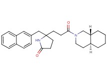 5-(2-naphthylmethyl)-5-{3-[(4aS*,8aR*)-octahydro-2(1H)-isoquinolinyl]-3-oxopropyl}-2-pyrrolidinone