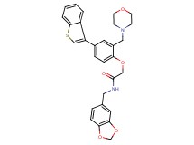 N-(1,3-benzodioxol-5-ylmethyl)-2-[4-(1-benzothien-3-yl)-2-(4-morpholinylmethyl)phenoxy]acetamide