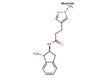 N-[(1S,2S)-1-amino-2,3-dihydro-1H-inden-2-yl]-3-(1-methyl-1H-pyrazol-4-yl)propanamide hydrochloride