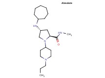 (4R)-4-(cycloheptylamino)-N-methyl-1-(1-propyl-4-piperidinyl)-L-prolinamide