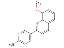 5-(8-methoxyquinolin-2-yl)pyridin-2-amine