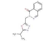 2-[(5-isopropyl-1,3,4-oxadiazol-2-yl)methyl]phthalazin-1(2H)-one
