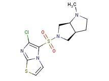 6-chloro-5-{[(3aS,6aS)-1-methylhexahydropyrrolo[3,4-b]pyrrol-5(1H)-yl]sulfonyl}imidazo[2,1-b][1,3]thiazole