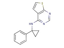 N-(1-phenylcyclopropyl)thieno[2,3-d]pyrimidin-4-amine