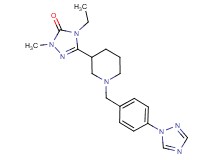 4-ethyl-2-methyl-5-{1-[4-(1H-1,2,4-triazol-1-yl)benzyl]piperidin-3-yl}-2,4-dihydro-3H-1,2,4-triazol-3-one
