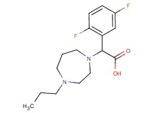 (2,5-difluorophenyl)(4-propyl-1,4-diazepan-1-yl)acetic acid