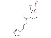 7-[4-(1H-1,2,4-triazol-1-yl)butanoyl]-1-oxa-3,7-diazaspiro[4.5]decan-2-one
