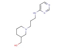 {1-[3-(pyrimidin-4-ylamino)propyl]piperidin-3-yl}methanol