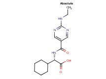 (2S)-cyclohexyl({[2-(ethylamino)-5-pyrimidinyl]carbonyl}amino)acetic acid