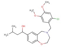 1-[4-(2-chloro-4,5-dimethoxybenzyl)-2,3,4,5-tetrahydro-1,4-benzoxazepin-7-yl]-3-methyl-1-butanol