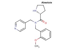 N-(2-methoxybenzyl)-N-(4-pyridinylmethyl)-D-prolinamide dihydrochloride