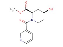 methyl (2R*,4S*)-4-hydroxy-1-(pyridin-3-ylcarbonyl)piperidine-2-carboxylate