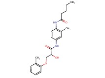 N-(4-{[2-hydroxy-3-(2-methylphenoxy)propanoyl]amino}-2-methylphenyl)pentanamide