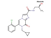 6-(2-chlorophenyl)-7-(cyclopropylmethyl)-N-[(2S)-2-hydroxypropyl]-8-oxo-7,8-dihydroimidazo[1,2-a]pyrazine-2-carboxamide