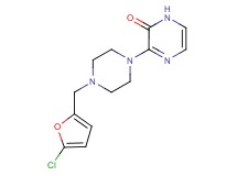 3-{4-[(5-chloro-2-furyl)methyl]piperazin-1-yl}pyrazin-2(1H)-one