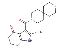 3-(3,9-diazaspiro[5.5]undec-3-ylcarbonyl)-2-methyl-1,5,6,7-tetrahydro-4H-indol-4-one hydrochloride