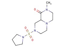 2-methyl-8-(pyrrolidin-1-ylsulfonyl)hexahydro-2H-pyrazino[1,2-a]pyrazin-1(6H)-one