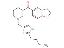 1,3-benzodioxol-5-yl{1-[(2-butyl-1H-imidazol-4-yl)methyl]-3-piperidinyl}methanone