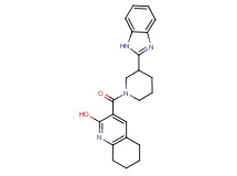 3-{[3-(1H-benzimidazol-2-yl)-1-piperidinyl]carbonyl}-5,6,7,8-tetrahydro-2-quinolinol