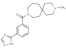 3-methyl-9-[3-(1H-1,2,4-triazol-5-yl)benzoyl]-3,9-diazaspiro[5.6]dodecane