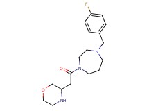 1-(4-fluorobenzyl)-4-(3-morpholinylacetyl)-1,4-diazepane dihydrochloride