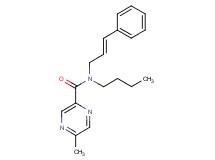 N-butyl-5-methyl-N-[(2E)-3-phenylprop-2-en-1-yl]pyrazine-2-carboxamide