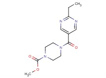 methyl 4-[(2-ethyl-5-pyrimidinyl)carbonyl]-1-piperazinecarboxylate