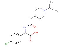(4-chlorophenyl){[(1-isopropyl-4-piperidinyl)acetyl]amino}acetic acid