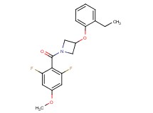 1-(2,6-difluoro-4-methoxybenzoyl)-3-(2-ethylphenoxy)azetidine