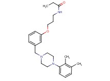 N-[3-(3-{[4-(2,3-dimethylphenyl)-1-piperazinyl]methyl}phenoxy)propyl]propanamide