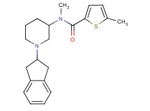N-[1-(2,3-dihydro-1H-inden-2-yl)-3-piperidinyl]-N,5-dimethyl-2-thiophenecarboxamide