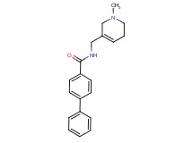 N-[(1-methyl-1,2,5,6-tetrahydropyridin-3-yl)methyl]biphenyl-4-carboxamide