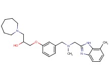 1-(1-azepanyl)-3-[3-({methyl[(7-methyl-1H-benzimidazol-2-yl)methyl]amino}methyl)phenoxy]-2-propanol