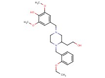4-{[4-(2-ethoxybenzyl)-3-(2-hydroxyethyl)-1-piperazinyl]methyl}-2,6-dimethoxyphenol