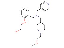 2-(2-{[{[1-(2-methoxyethyl)-4-piperidinyl]methyl}(4-pyridinylmethyl)amino]methyl}phenoxy)ethanol