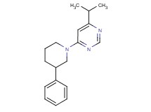 4-isopropyl-6-(3-phenylpiperidin-1-yl)pyrimidine
