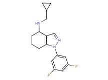 N-(cyclopropylmethyl)-1-(3,5-difluorophenyl)-4,5,6,7-tetrahydro-1H-indazol-4-amine
